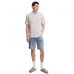 klassische CASUAL FRIDAY Herren Jeansshorts mit Reißverschluss Denimshorts 20504680-200438 Blau