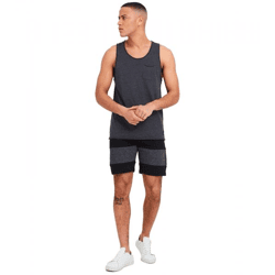 klassische SOLID SDMekir Herren Sweatshorts mit Kordelzug Shorts 21300637ME-194007 Schwarz