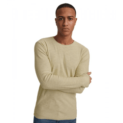 Classic 11 PROJECT PRFriko Men's Fine-Knit Round-Neck Sweater 20714436ME-141107 Gray