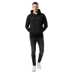 klassischer ON THAT ASS Bale Herren Hoody Kapuzen-Pullover Baumwoll-Sweater mit Kängurutasche Hoodie Schwarz
