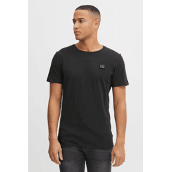 klassisches 11 PROJECT PRChris Herren T-Shirt mit Rundhals Shirt 20715521ME-194007 Schwarz