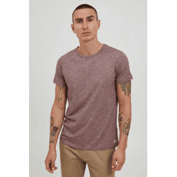 klassisches 11 PROJECT PRTullio Herren T-Shirt mit Rundhals Shirt 21300777-ME-191526 Rot