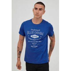 klassisches BLEND BHAdam Herren T-Shirt mit Rundhals Shirt 20714404ME-194050 Blau