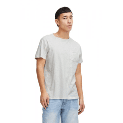 klassisches BLEND Herren T-Shirt mit Rundhals Shirt 20716510-110602 Weiß