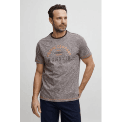 klassisches FQ1924 FQIvar Herren T-Shirt mit Rundhals Shirt 21900538-ME-191619 Braun