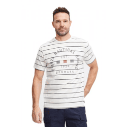 klassisches FQ1924 FQTom SS Herren T-Shirt mit Rundhals Shirt 21900644-114201 Weiß