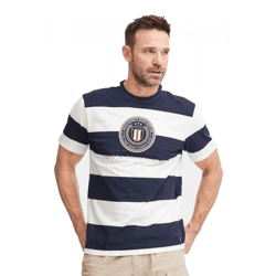 klassisches FQ1924 FQTom SS Herren T-Shirt mit Rundhals Shirt 21900645-114201 Weiß