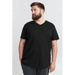 Classic SOLID SDBedo BT Men's V-Neck T-Shirt 21300881-ME-194007 Black