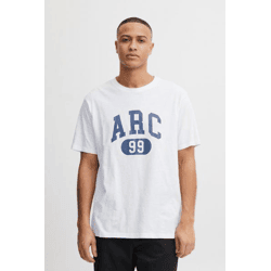 klassisches SOLID SDFinlee Herren T-Shirt mit Rundhals Shirt 21107749-110601 Weiß