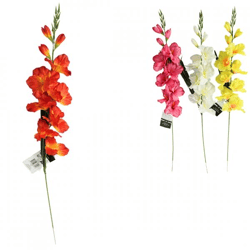 Künstliche Blume Gladiolen 79 cm 4 Stück sortiert