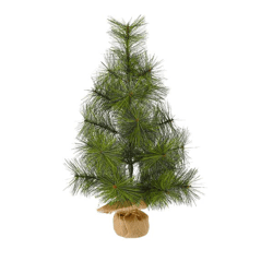 Artificial fir tree in jute sack approx. 65cmH