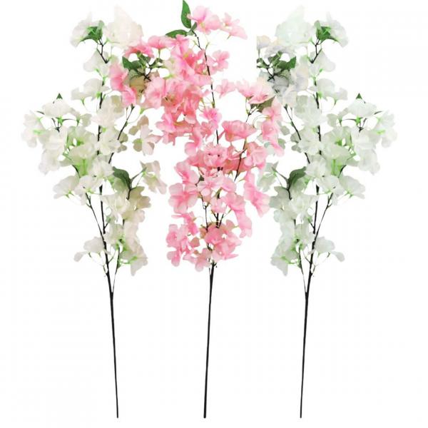 Künstliche Kirschblüte 88 cm 3fach sortiert