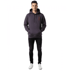 kuscheliger ON THAT ASS Zack Herren Hoody Kapuzen-Pullover Baumwoll-Sweater mit Kängurutasche Fleece gefüttert Hoodie Lila