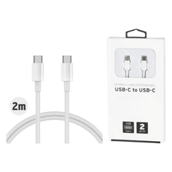 Ladekabel, USB-C to USB-C , 2 Meter
