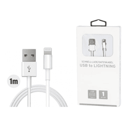 Ladekabel, USB to Lightning, 1 Meter