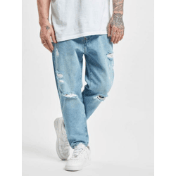 Casual 2Y Premium Men's Jeans with Pockets, Straight Fit, Cotton, Blue