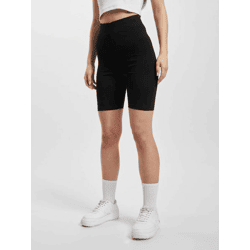 lässige DEF Damen Shorts Stretch mit Baumwolle Schwarz