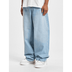 lässige DEF Herren Jeans mit Baumwolle Hell-Blau