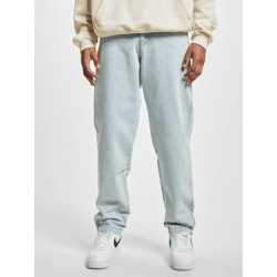 lässige DEF Herren Jeans Reißverschluss Taschen mit Baumwolle Blau
