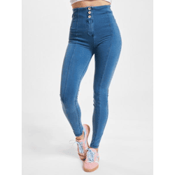 lässige Freddy Damen Jeans Skinny Fit Blau