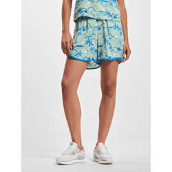 lässige Just Rhyse Damen Shorts Kordelzug Taschen Grün