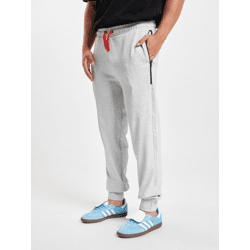 lässige Just Rhyse Herren Hose Kapuze 360 g/m² mit Baumwolle Grau