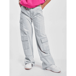 lässige Karl Kani Damen Jeans mit Baumwolle Blau