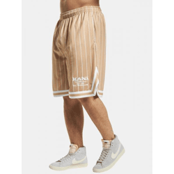 lässige Karl Kani Herren Shorts 140 g/m² Beige