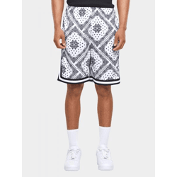 lässige Karl Kani Unisex Shorts 140 g/m² Weiß/Schwarz