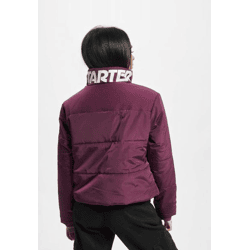 lässige STARTER Damen Jacke Reißverschluss Taschen 139 g/m² Violett