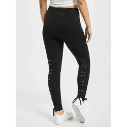 lässige Urban Classics Damen Hose Stretch 180 g/m² mit Baumwolle Schwarz
