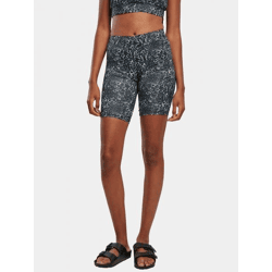 lässige Urban Classics Damen Hose Stretch Slim Fit 200 g/m² Schwarz/Weiß