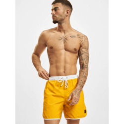 lässige Urban Classics Herren Hose Kordelzug Reißverschluss 116 g/m² Gelb