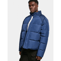 lässige Urban Classics Herren Jacke Reißverschluss Taschen 139 g/m² Navy