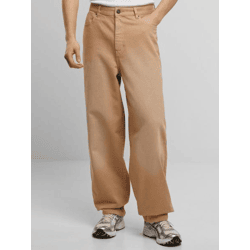 lässige URBAN CLASSICS Herren Jeans 150 g/m² mit Baumwolle Beige