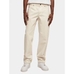 lässige Urban Classics Herren Jeans mit Baumwolle Ecru-Weiß