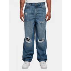 lässige Urban Classics Herren Jeans Straight Fit 370 g/m² mit Baumwolle Blau
