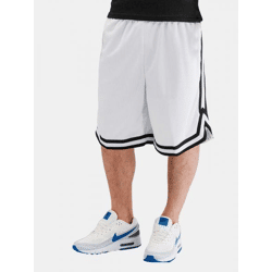 lässige URBAN CLASSICS Herren Shorts 130 g/m² Weiß/Schwarz