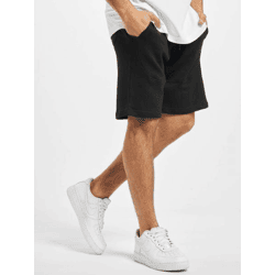 lässige Urban Classics Herren Shorts Kordelzug 260 g/m² mit Baumwolle Schwarz
