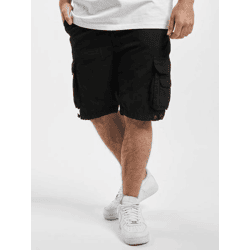 lässige URBAN CLASSICS Herren Shorts Kordelzug Taschen 200 g/m² mit Baumwolle Schwarz