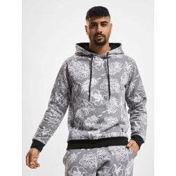 lässiger Just Rhyse Herren Hoodie Kapuze Schwarz