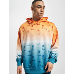 lässiger Just Rhyse Herren Hoodie Kordelzug Kapuze Orange