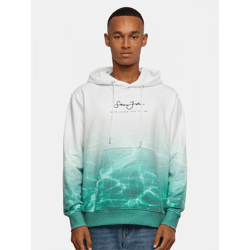 lässiger Sean John Herren Hoodie 350 g/m² mit Baumwolle Weiß