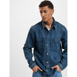 lässiges Denim Project Herren Polo-Shirt mit Baumwolle Blau