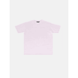 Casual, oversized men's T-shirt in ecru-white cotton
