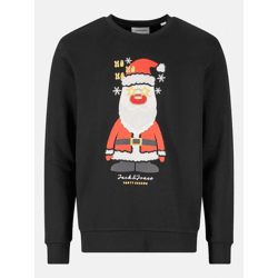 Casual Jack & Jones Men's Cotton Sweatshirt, Black
