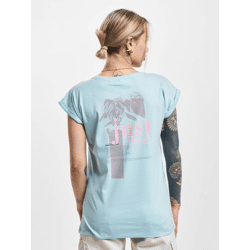 lässiges Just Rhyse Damen T-Shirt 140 g/m² mit Baumwolle Blau