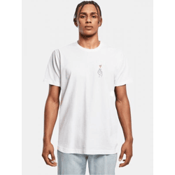 lässiges POD Herren T-Shirt Oversize 200 g/m² mit Baumwolle Weiß