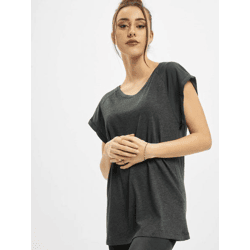 lässiges Urban Classics Damen T-Shirt 140 g/m² mit Baumwolle Grau/Grün