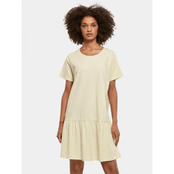lässiges Urban Classics Damen T-Shirt 180 g/m² mit Baumwolle Pastell-Gelb